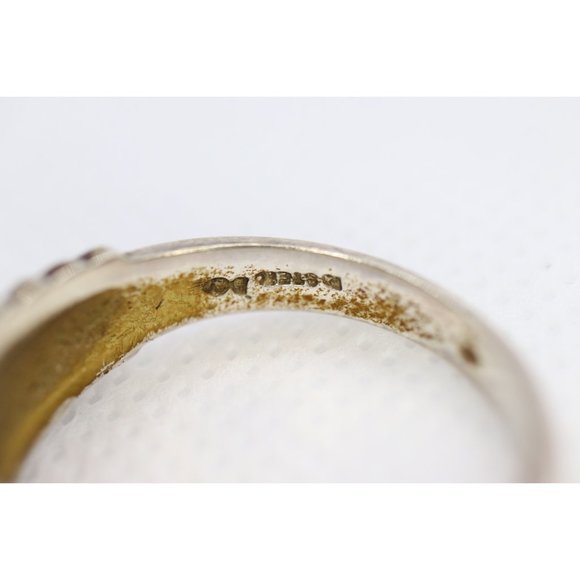 Vintage CZ Sterling silver Ring unisex - Picture 7 of 7